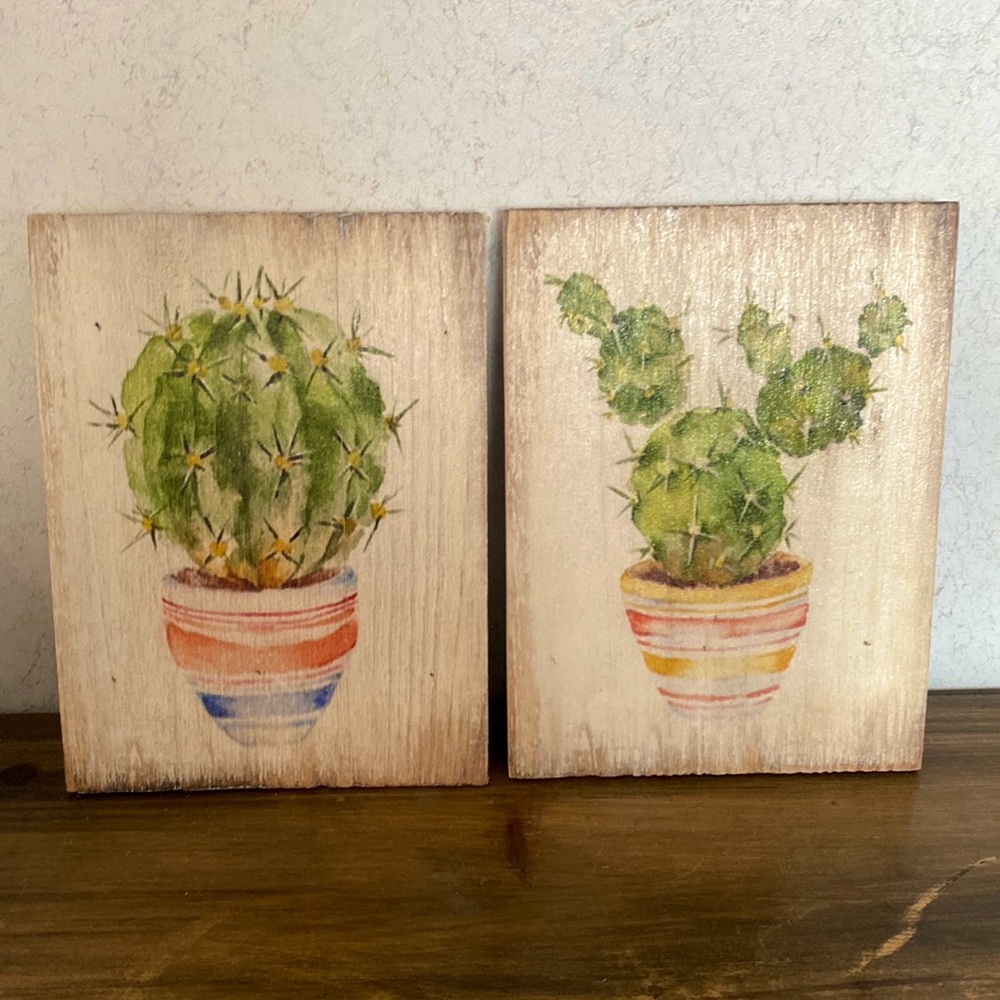 Boho Cactus Wall Art